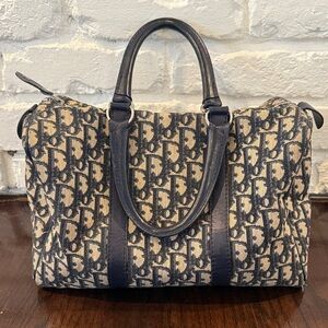 Christian Dior Vintage Monogram Boston Bag Clean!